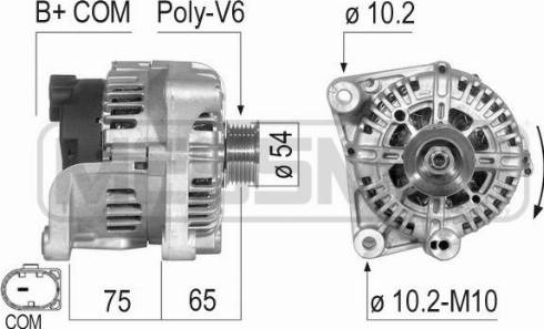 Messmer 210499A - Alternatore autozon.pro