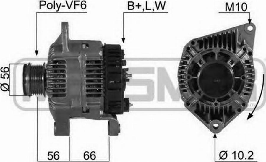 Messmer 210490 - Alternatore autozon.pro