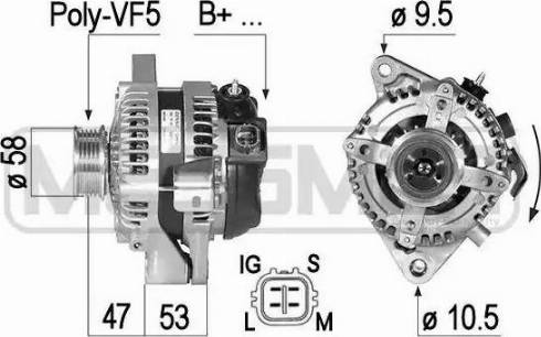 Messmer 210493 - Alternatore autozon.pro