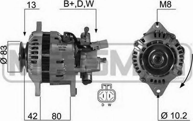 Messmer 210456 - Alternatore autozon.pro