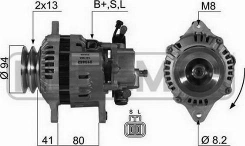 Messmer 210452A - Alternatore autozon.pro