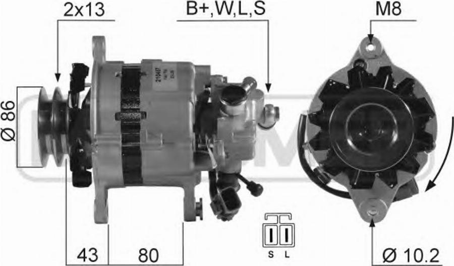 Messmer 210457 - Alternatore autozon.pro