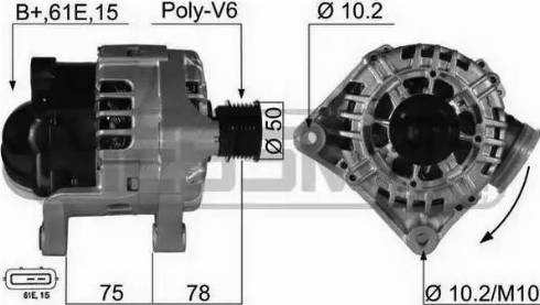 Messmer 210464 - Alternatore autozon.pro