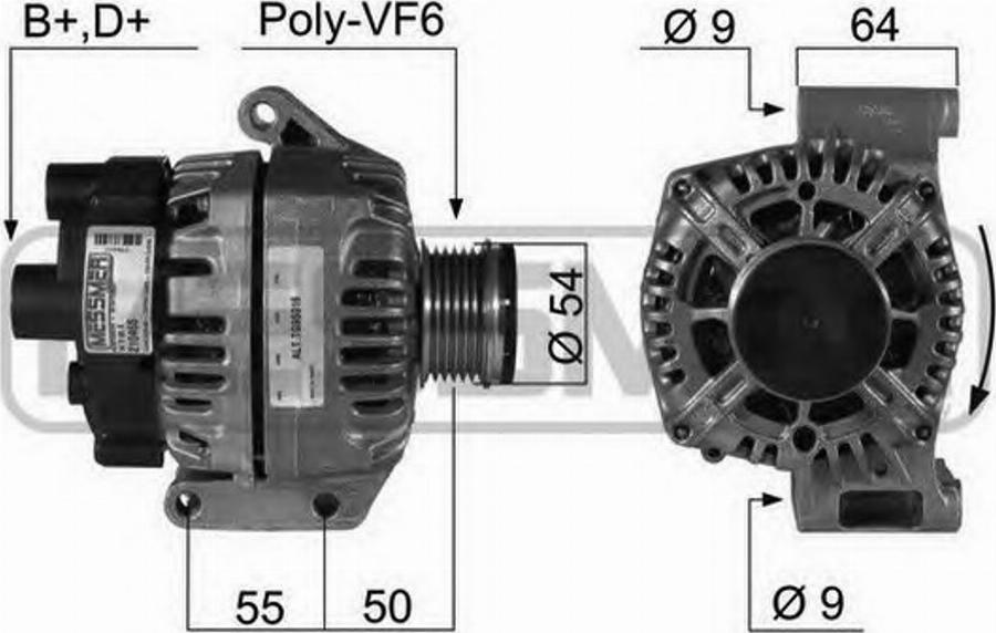 Messmer 210466 - Alternatore autozon.pro