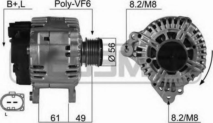 Messmer 210468 - Alternatore autozon.pro