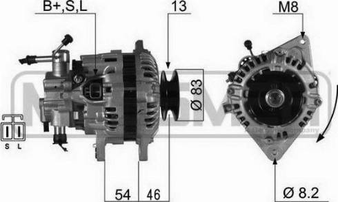 Messmer 210462A - Alternatore autozon.pro