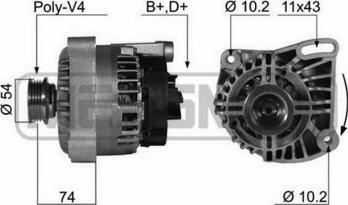 Messmer 210405A - Alternatore autozon.pro