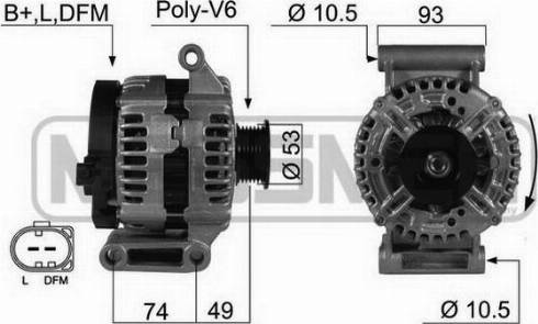 Messmer 210419A - Alternatore autozon.pro