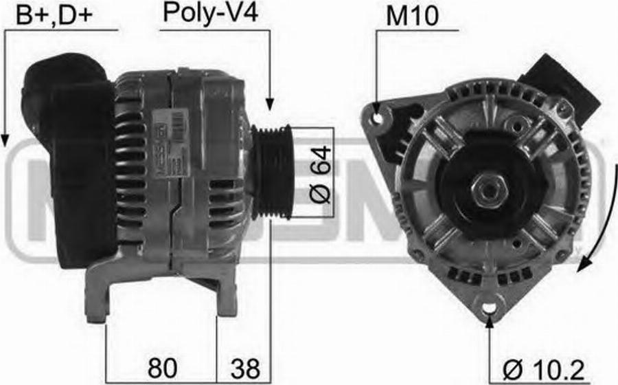 Messmer 210484 - Alternatore autozon.pro