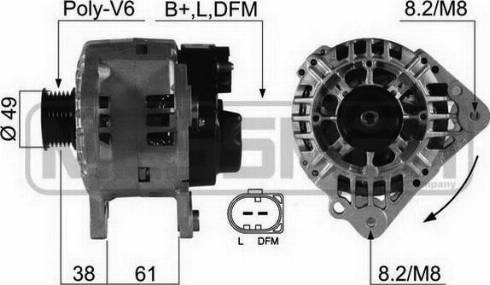 Messmer 210482A - Alternatore autozon.pro