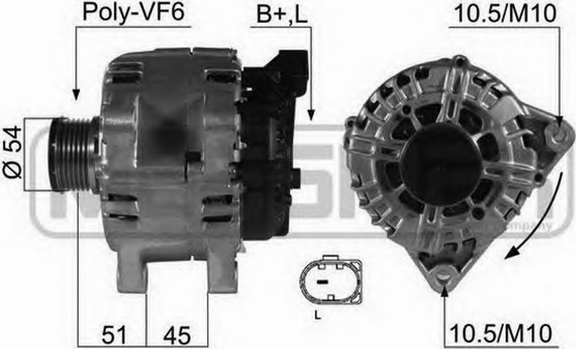 Messmer 210437 - Alternatore autozon.pro