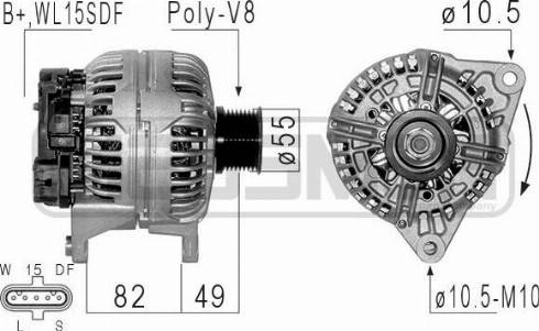 Messmer 210594A - Alternatore autozon.pro