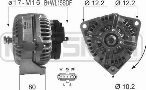 Messmer 210593A - Alternatore autozon.pro