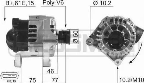 Messmer 210548 - Alternatore autozon.pro