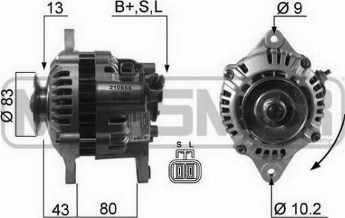 Messmer 210555A - Alternatore autozon.pro