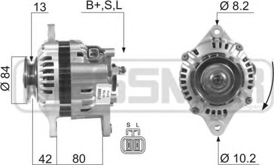 Messmer 210558 - Alternatore autozon.pro