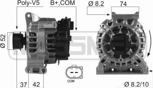 Messmer 210552A - Alternatore autozon.pro