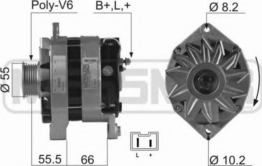 Messmer 210564 - Alternatore autozon.pro