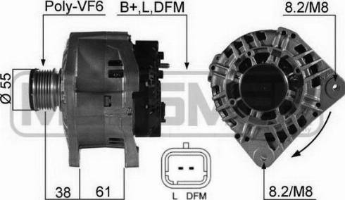 Messmer 210503A - Alternatore autozon.pro