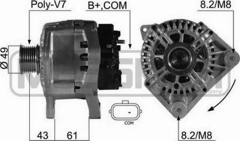 Messmer 210514A - Alternatore autozon.pro