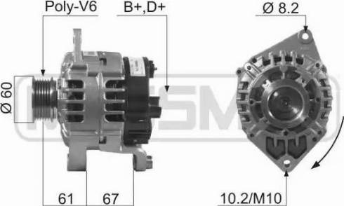 Messmer 210586 - Alternatore autozon.pro