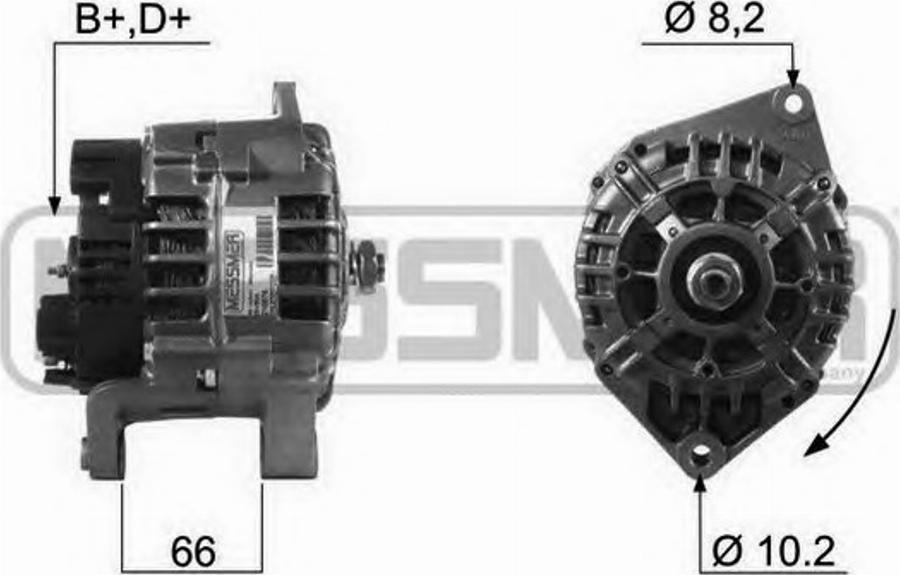 Messmer 210576 - Alternatore autozon.pro