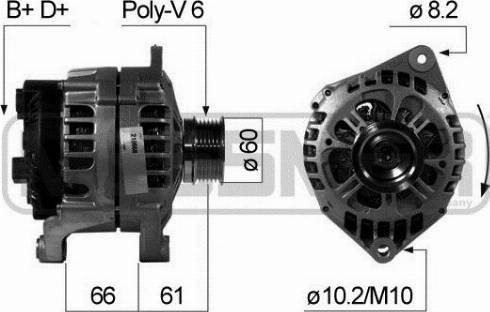 Messmer 210668A - Alternatore autozon.pro