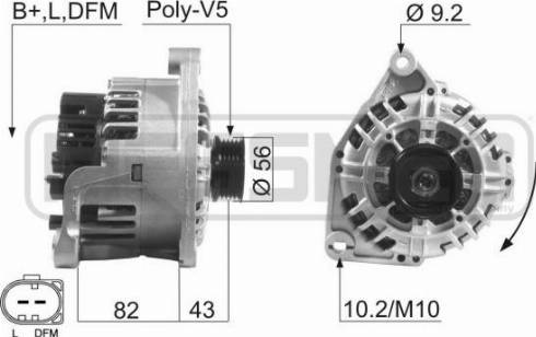 Messmer 210602A - Alternatore autozon.pro