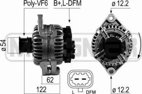 Messmer 210689 - Alternatore autozon.pro