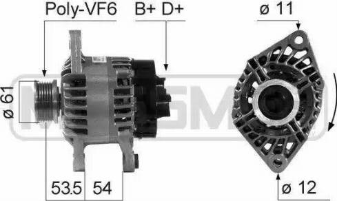 Messmer 210686 - Alternatore autozon.pro