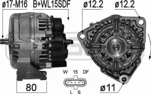 Messmer 210630A - Alternatore autozon.pro