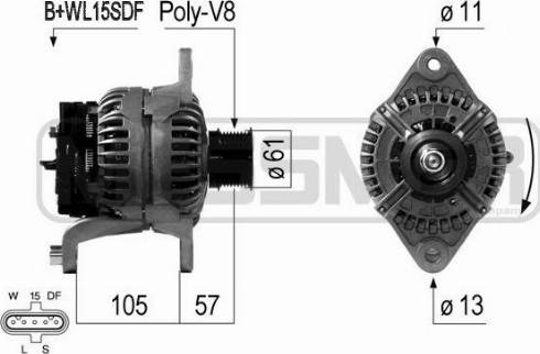 Messmer 210674A - Alternatore autozon.pro