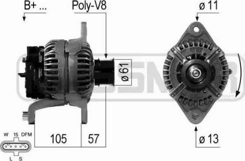 Messmer 210674 - Alternatore autozon.pro