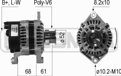 Messmer 210676A - Alternatore autozon.pro