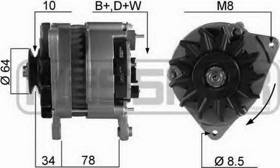 Messmer 210055 - Alternatore autozon.pro