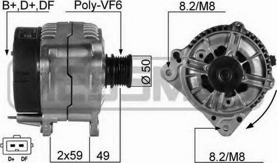 Messmer 210061 - Alternatore autozon.pro