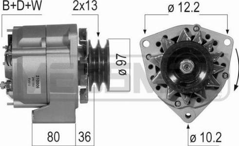 Messmer 210006A - Alternatore autozon.pro