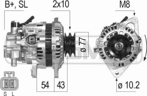 Messmer 210018A - Alternatore autozon.pro