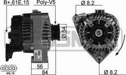 Messmer 210084R - Alternatore autozon.pro