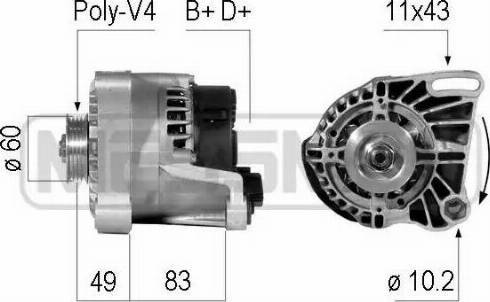 Messmer 210086 - Alternatore autozon.pro