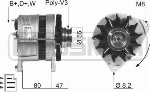 Messmer 210082A - Alternatore autozon.pro