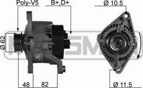 Messmer 210079A - Alternatore autozon.pro