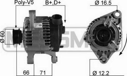 Messmer 210070A - Alternatore autozon.pro