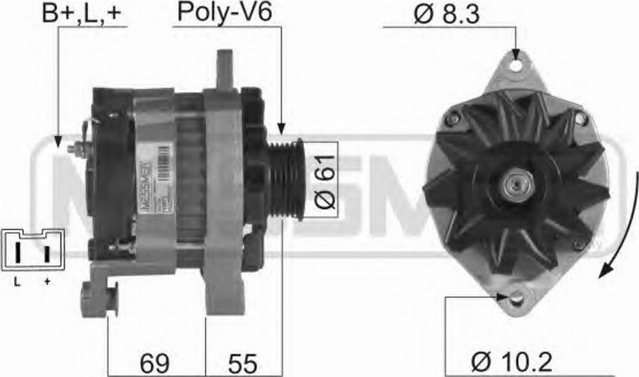 Messmer 210072 - Alternatore autozon.pro