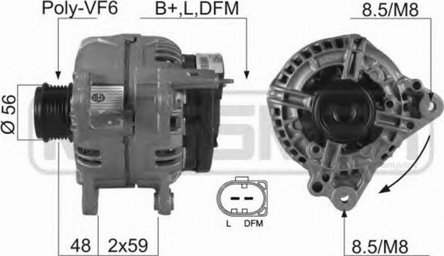 Messmer 210194 - Alternatore autozon.pro