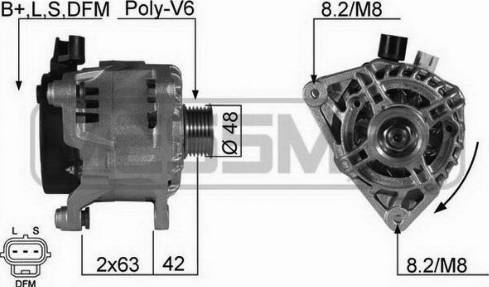 Messmer 210196A - Alternatore autozon.pro