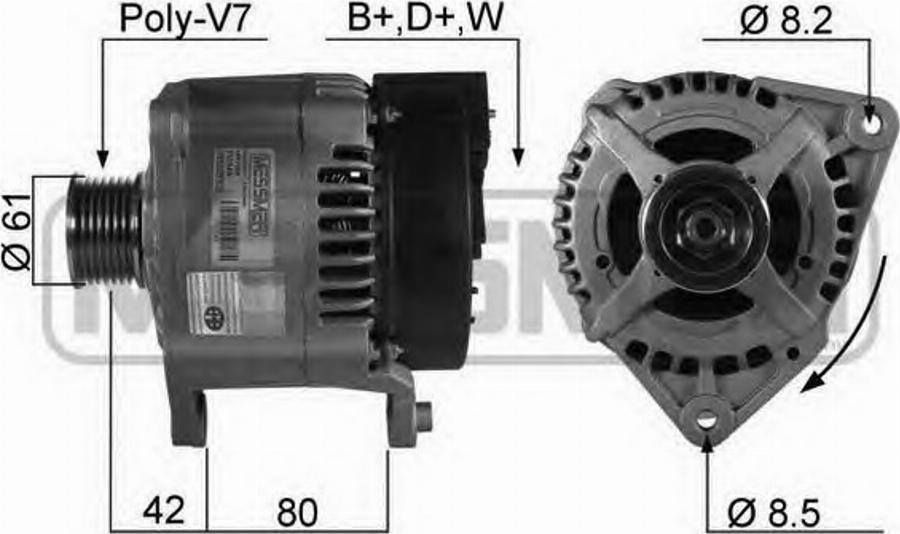 Messmer 210149 - Alternatore autozon.pro