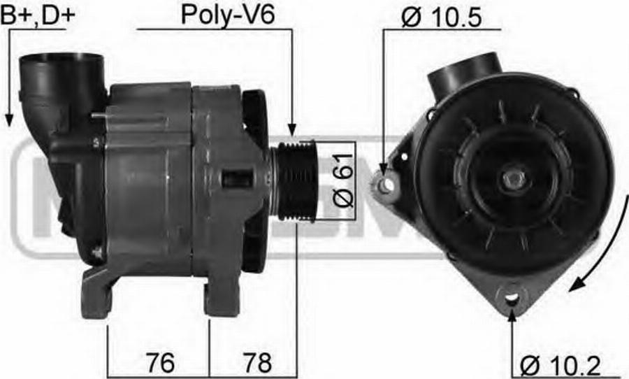 Messmer 210144 - Alternatore autozon.pro