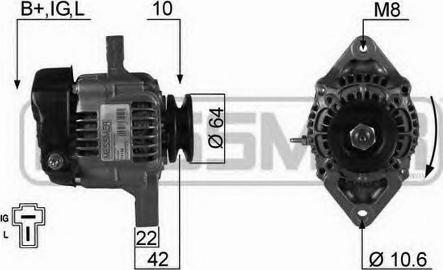 Messmer 210148 - Alternatore autozon.pro