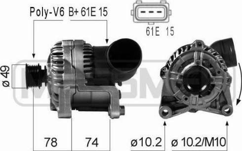 Messmer 210164A - Alternatore autozon.pro